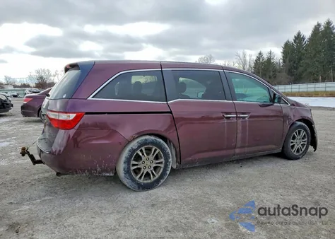 2011 Honda Odyssey Ex from USA, damaged, VIN 5FNRL5H49BB064996
